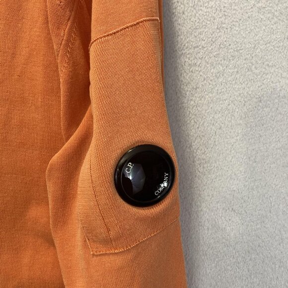 C.P. Company Italy Sweater Mens XL (52) Orange Lens Crewneck Pullover Jumper - Picture 6 of 14